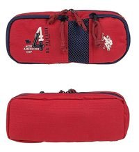 U.S. Polo Assn. Plklk4131 Kırmızı Bölmeli Çift Gözlü Cüzdan Kalemlik