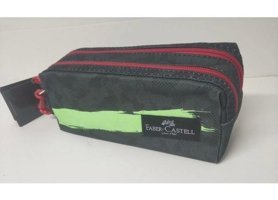 Faber Castell 5177000049 Siyah Bölmeli Çift Gözlü Cüzdan Kalemlik