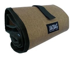 Jacbag Senior Bej Düz Katlanabilir Tek Gözlü Rulo Kalemlik