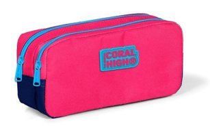 Yaygan 22190 Pembe Bölmeli Düz Çift Gözlü Cüzdan Kalemlik