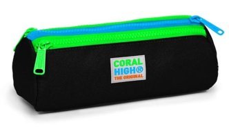 Coral High Siyah Bölmeli 3 Gözlü Cüzdan Kalemlik
