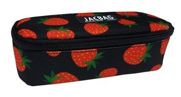 Jacbag Kırmızı-Siyah Tek Gözlü Cüzdan Kalemlik