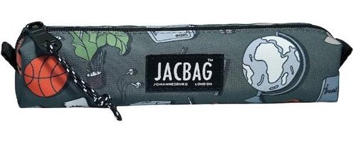 Jacbag Jac-15 Gri-Turuncu Tek Gözlü Cüzdan Kalemlik