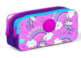 Yaygan Unicorn Pembe Bölmeli Çift Gözlü Cüzdan Kalemlik