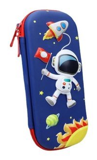 Boutiques Astronot Beyaz Tek Gözlü Cüzdan Kalemlik