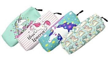 Unick 4225 Unicorn Turkuaz Tek Gözlü Cüzdan Kalemlik
