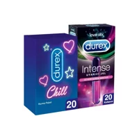 Durex Chill Karma Paket Prezervatif 20'li+Durex Intense Uyarıcı Jel