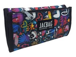 Jacbag Duplex Kalpli Çok Renkli Katlanabilir Cüzdan Kalemlik