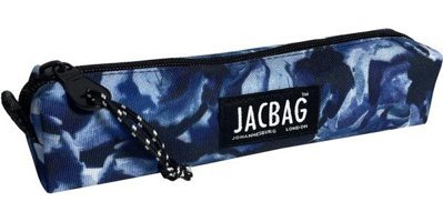 Jacbag Jac-15 Mavi-Beyaz Tek Gözlü Cüzdan Kalemlik