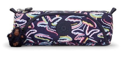 Kipling 1533024972 Lila-Siyah Bölmeli Çift Gözlü Cüzdan Kalemlik