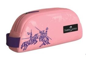 Faber Castell Pembe Tek Gözlü Cüzdan Kalemlik