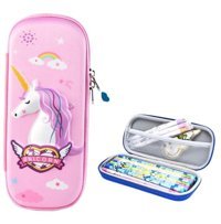 Donezos Unicorn Mor Bölmeli Çift Gözlü Kalemlik
