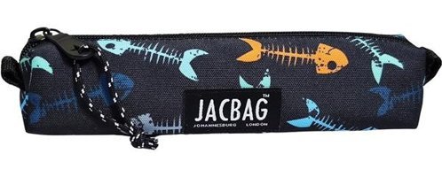 Jacbag Jac-15 Mavi-Turuncu Tek Gözlü Cüzdan Kalemlik