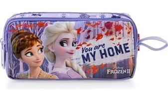 Frocx Otto-48023 Lila Bölmeli Çift Gözlü Cüzdan Kalemlik