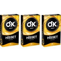 Okey Hisset İnce Prezervatif 3x10'lu