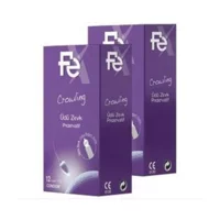 Fe Crowling Tırtıklı Prezervatif 2x12'li