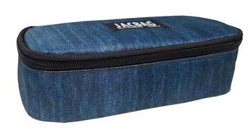 Jacbag Mavi Bölmeli Çift Gözlü Cüzdan Kalemlik