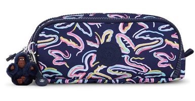 Kipling 1533024994 Lila-Siyah Bölmeli 3 Gözlü Cüzdan Kalemlik