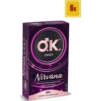 Okey Nirvana Tırtıklı Prezervatif 6x10'lu