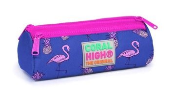 Coral High 22316 Mavi Bölmeli 3 Gözlü Cüzdan Kalemlik