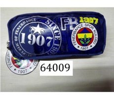 Hakan Çanta 64009 Lacivert-Sarı Bölmeli Çift Gözlü Cüzdan Kalemlik