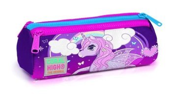 Coral High 2200 Unicorn Mor Bölmeli 3 Gözlü Cüzdan Kalemlik