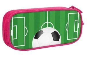 Dawson Futbol Kırmızı Tek Gözlü Cüzdan Kalemlik