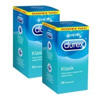 Durex Klasik Prezervatif 2x20'li