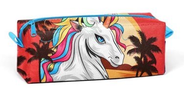 Yaygan Unicorn Turuncu Tek Gözlü Cüzdan Kalemlik