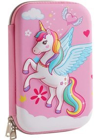 Heamor Unicorn Pembe Tek Gözlü Kalemlik