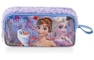 Disney Lila Bölmeli Çift Gözlü Cüzdan Kalemlik