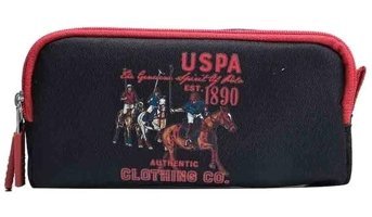 U.S. Polo Assn. Plklk22041 Siyah Bölmeli Çift Gözlü Cüzdan Kalemlik
