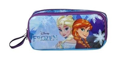 Frozen 96825 Mavi Bölmeli Çift Gözlü Cüzdan Kalemlik