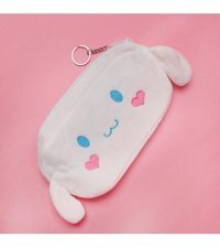 Piraye Gift 1272 Beyaz Peluş Tek Gözlü Cüzdan Kalemlik