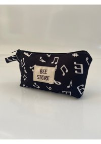Bee Store Siyah Tek Gözlü Cüzdan Kalemlik