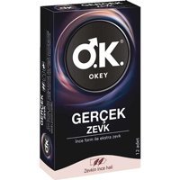 Okey Gerçek Zevk İnce Prezervatif 12'li