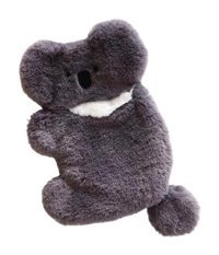 Boutiques Gri Peluş Tek Gözlü Cüzdan Kalemlik