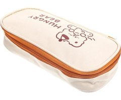 Heamor Tuval Hungry Bear Mor Tek Gözlü Cüzdan Kalemlik