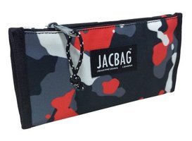 Jacbag Duplex Kırmızı Katlanabilir Cüzdan Kalemlik