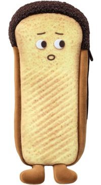 Heamor Kawaii Tost Kahverengi Tek Gözlü Cüzdan Kalemlik