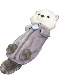 Heamor Sarı Peluş Tek Gözlü Cüzdan Kalemlik