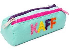 Kaff Mint Yeşil Bölmeli Peluş 3 Gözlü Cüzdan Kalemlik