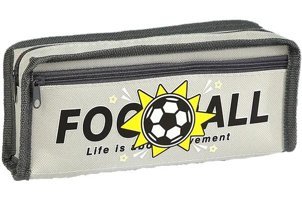 Luckystars Gri Bölmeli Çift Gözlü Cüzdan Kalemlik