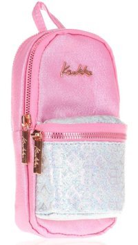 Kaukko Mazing Pembe Bölmeli 3 Gözlü Cüzdan Kalemlik