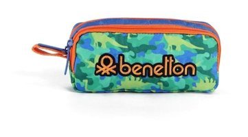 United Colors Of Benetton 03663-16394 Yeşil Bölmeli Çift Gözlü Cüzdan Kalemlik