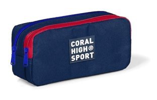 Coral High 22275 Kırmızı Bölmeli Çift Gözlü Cüzdan Kalemlik