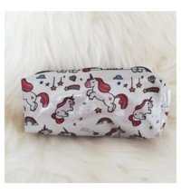 Unicorn Unicorn Beyaz Simli Tek Gözlü Cüzdan Kalemlik