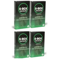 S-Box Geceler Geciktiricili Prezervatif 4x12'li