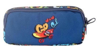 Kaukko Kids&Love Lacivert Bölmeli Çift Gözlü Cüzdan Kalemlik