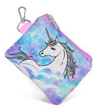 Coral High Unicorn Mavi Tek Gözlü Cüzdan Kalemlik